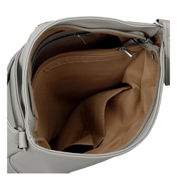 Dámská crossbody kabelka šedá - Firenze Berit