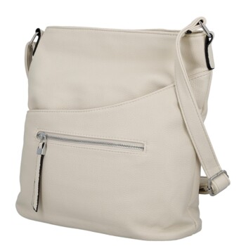 Dámská crossbody kabelka krémová - Firenze Berit