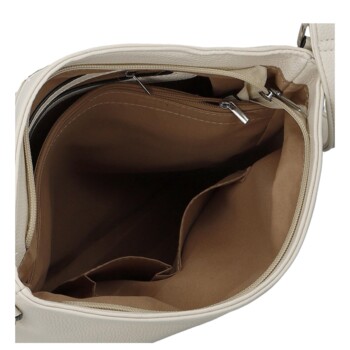 Dámská crossbody kabelka krémová - Firenze Berit