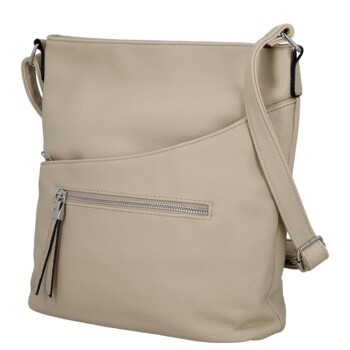 Dámská crossbody kabelka béžová - Firenze Berit