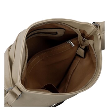 Dámská crossbody kabelka béžová - Firenze Berit