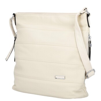 Dámská crossbody kabelka krémová - Firenze Gabriele