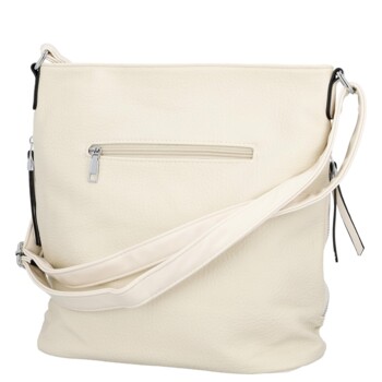 Dámská crossbody kabelka krémová - Firenze Gabriele