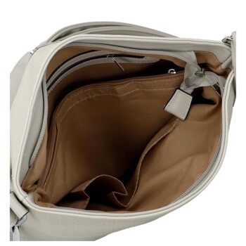 Dámská crossbody kabelka šedá - Firenze Gabriele