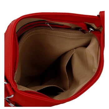 Dámská crossbody kabelka červená - Firenze Gabriele