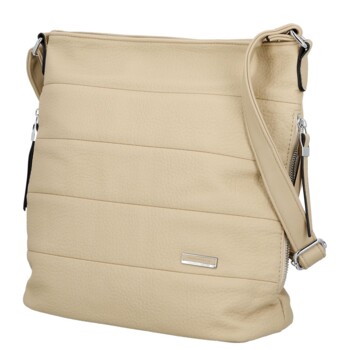 Dámská crossbody kabelka béžová - Firenze Gabriele