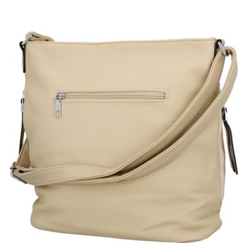 Dámská crossbody kabelka béžová - Firenze Gabriele