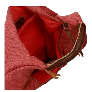 Dámská kabelka přes rameno červená - Paolo bags Ewelin