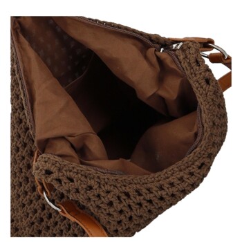 Dámská crossbody kabelka hnědá - Firenze Janelle