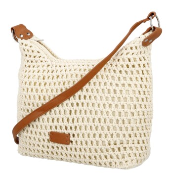 Dámská crossbody kabelka krémová - Firenze Janelle