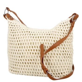 Dámská crossbody kabelka krémová - Firenze Janelle