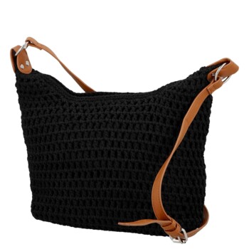 Dámská crossbody kabelka černá - Firenze Janelle