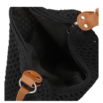 Dámská crossbody kabelka černá - Firenze Janelle