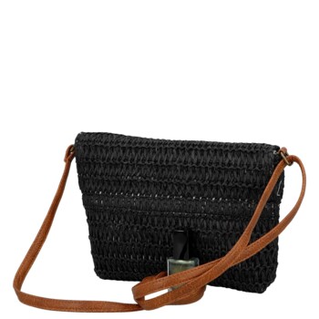 Dámská crossbody kabelka černá - Firenze Sina