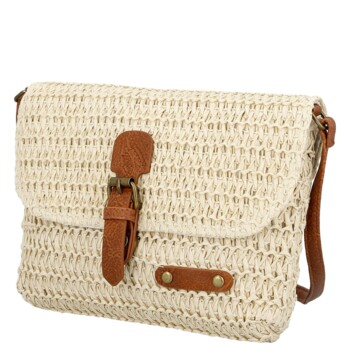 Dámská crossbody kabelka krémová - Firenze Sina