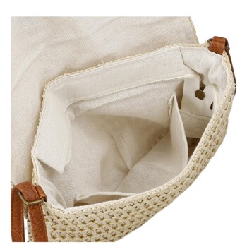Dámská crossbody kabelka krémová - Firenze Sina