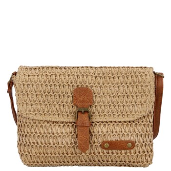 Dámská crossbody kabelka béžová - Firenze Sina