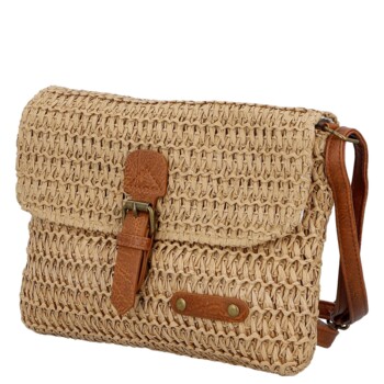 Dámská crossbody kabelka béžová - Firenze Sina
