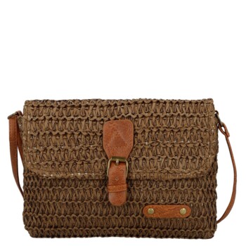 Dámská crossbody kabelka hnědá - Firenze Sina