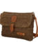Dámská crossbody kabelka hnědá - Firenze Sina