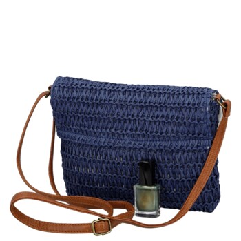 Dámská crossbody kabelka modrá - Firenze Sina