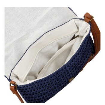 Dámská crossbody kabelka modrá - Firenze Sina
