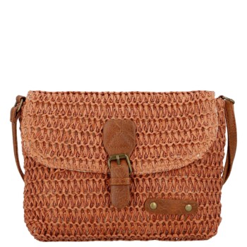 Dámská crossbody kabelka cihlově červená - Firenze Sina