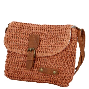Dámská crossbody kabelka cihlově červená - Firenze Sina