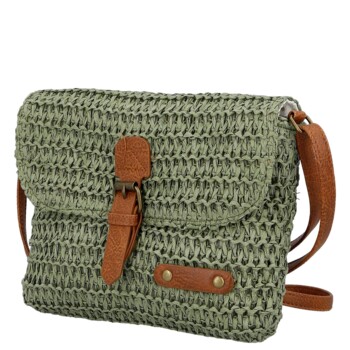 Dámská crossbody kabelka zelená - Firenze Sina