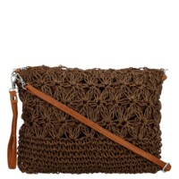 Dámská crossbody kabelka hnědá - Firenze Seiya