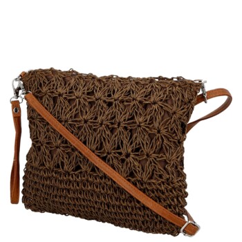 Dámská crossbody kabelka hnědá - Firenze Seiya