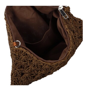 Dámská crossbody kabelka hnědá - Firenze Seiya