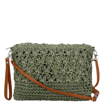 Dámská crossbody kabelka zelená - Firenze Seiya