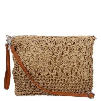 Dámská crossbody kabelka béžová - Firenze Seiya