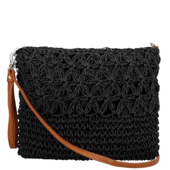 Dámská crossbody kabelka černá - Firenze Seiya