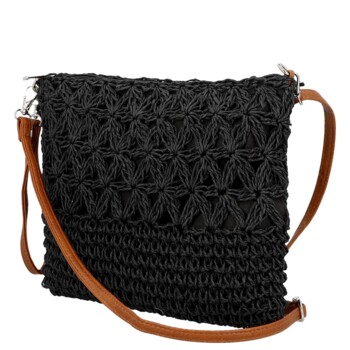 Dámská crossbody kabelka černá - Firenze Seiya