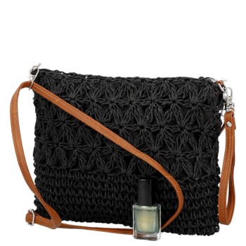 Dámská crossbody kabelka černá - Firenze Seiya