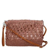 Dámská crossbody kabelka růžová - Firenze Seiya
