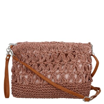 Dámská crossbody kabelka růžová - Firenze Seiya