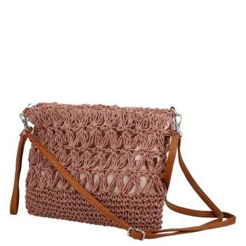 Dámská crossbody kabelka růžová - Firenze Seiya
