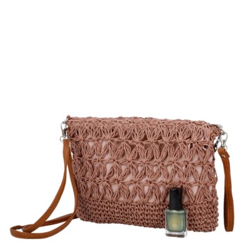 Dámská crossbody kabelka růžová - Firenze Seiya