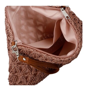 Dámská crossbody kabelka růžová - Firenze Seiya