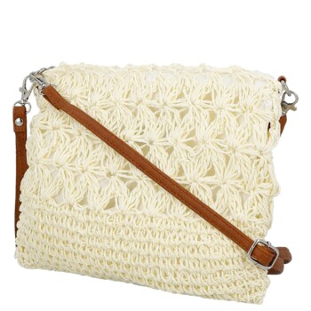 Dámská crossbody kabelka bílá - Firenze Seiya