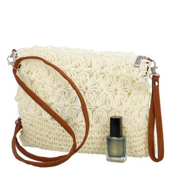 Dámská crossbody kabelka bílá - Firenze Seiya