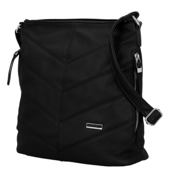 Dámská crossbody kabelka černá - Firenze Semir