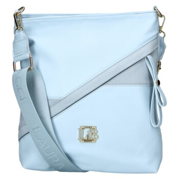 Dámská crossbody kabelka světle modrá - Laura Biaggi Sherica