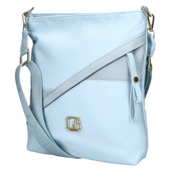 Dámská crossbody kabelka světle modrá - Laura Biaggi Sherica