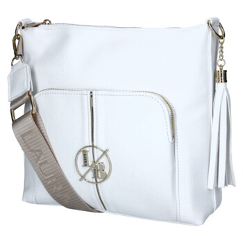 Dámská crossbody kabelka bílá - Laura Biaggi Magia