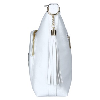 Dámská crossbody kabelka bílá - Laura Biaggi Magia