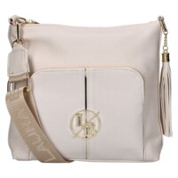 Dámská crossbody kabelka béžová - Laura Biaggi Magia